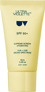 Gratiszugabe GRATIS Ultra Violette Supreme Screen Hydrating SPF50+ (15 ml) online kaufen auf parfuemerie.de ✓ Umfangreiche Bezahlmöglichkeiten ✓ Exklusive Markenprodukte ✓ Jetzt shoppen!