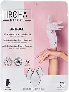 Iroha Anti Age Glove Triple Hyaluronsäure, Bakuchiol und Niacinamid