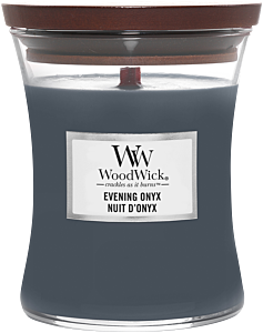 Woodwick Medium Hourglass Evening Onyx