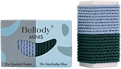 Bellody Mini Haargummis Grün/Blau