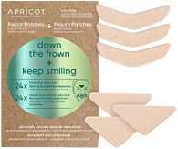 Apricot Down the Frown & Keep Smiling Patches