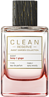 Clean Reserve Avant Garden Collection Hemp & Ginger E.d.P. Nat. Spray