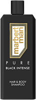 Marbert Man Pure Black Intense Hair & Body Shampoo