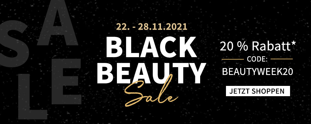 Black Beauty Week: 20 % mit dem Code BLACKWEEK20 - jetzt shoppen